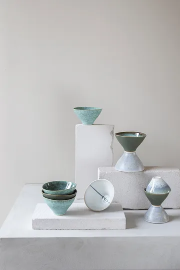 Elements bowl medium Ø15.5 cm 3 pieces - Green - Mette Ditmer