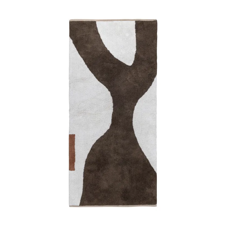 Figura mat rug - Brown, 50x80 cm - Mette Ditmer