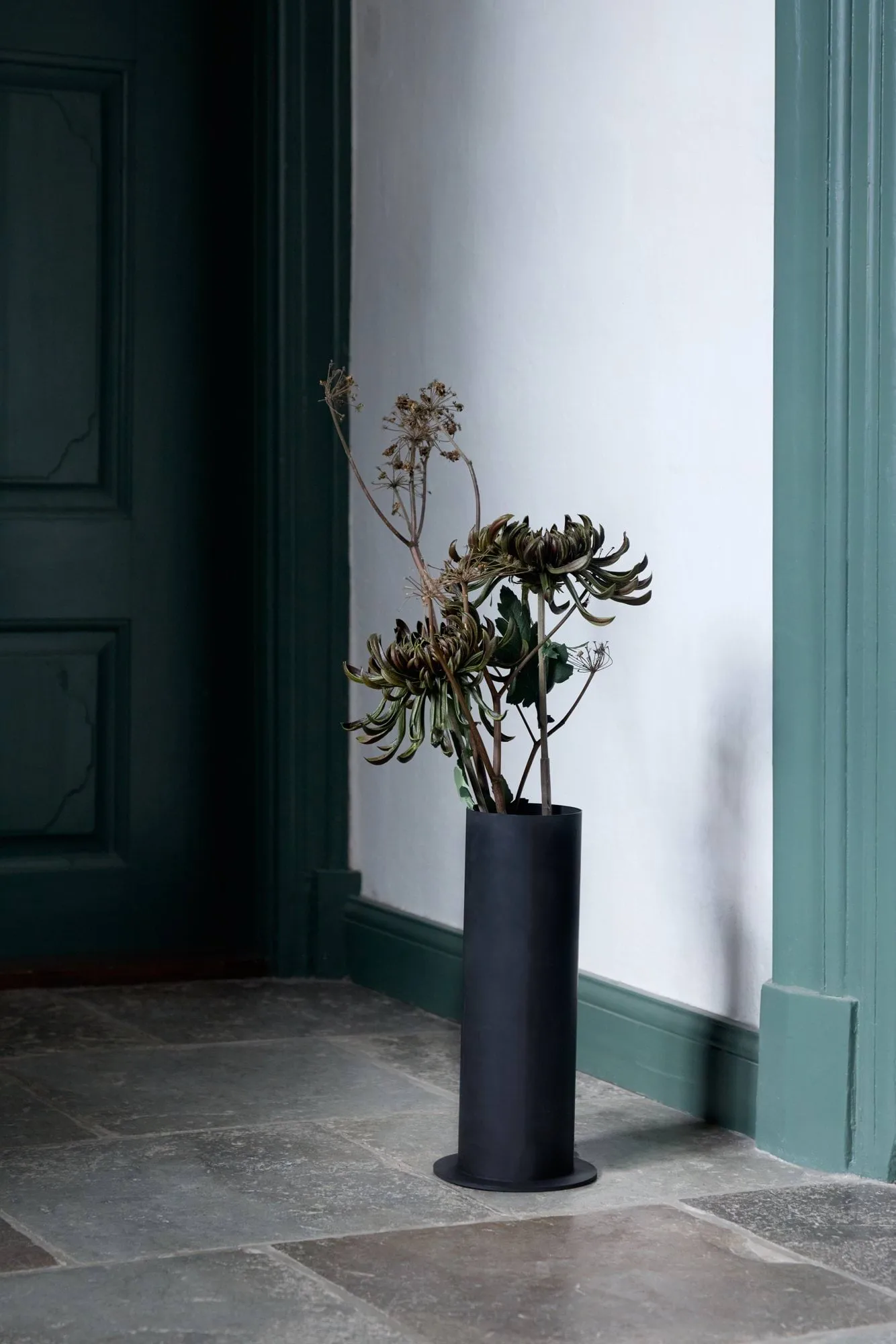 Floor vase, Black, 40.5 cm Mette Ditmer