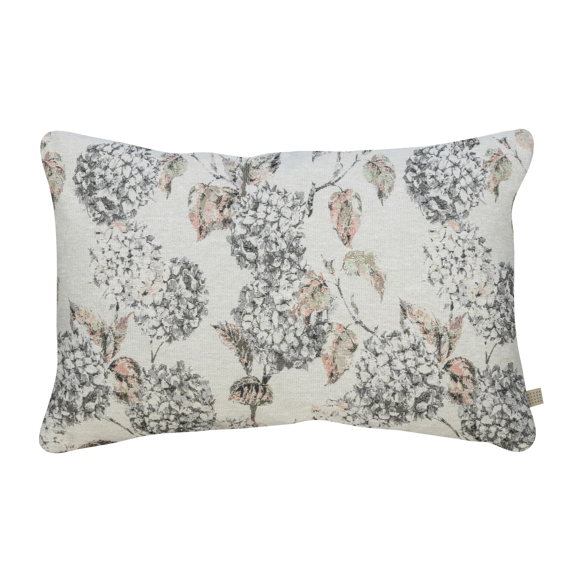 Hydrangea cushion 40x60 cm, Off-white-peach Mette Ditmer