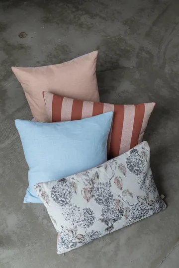 Hydrangea cushion 40x60 cm - Off-white-peach - Mette Ditmer