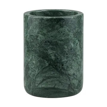 Marble toothbrush holder 10 cm - Dark forest - Mette Ditmer