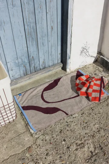 Nova Arte bath mat - Wine-sand, 50x80 cm - Mette Ditmer