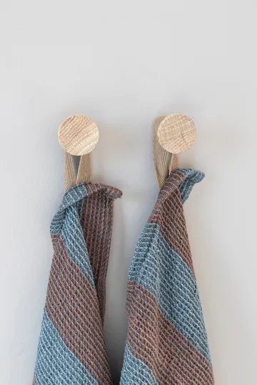 Point hook short 2 pack - Oak - Mette Ditmer