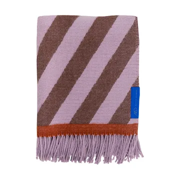 Retro throw 125x170 cm - Brown - Mette Ditmer