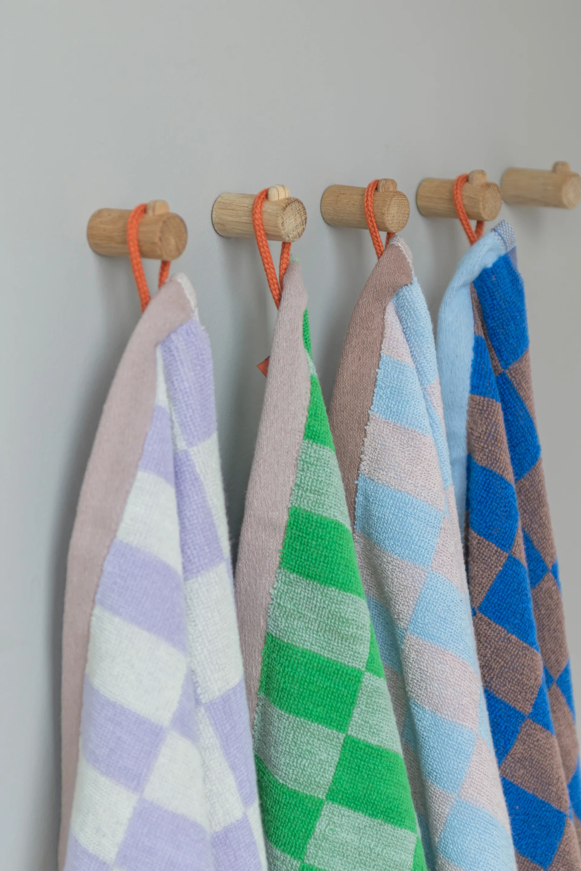 Retro towel, Light blue, 40x55 cm, 2-pack Mette Ditmer