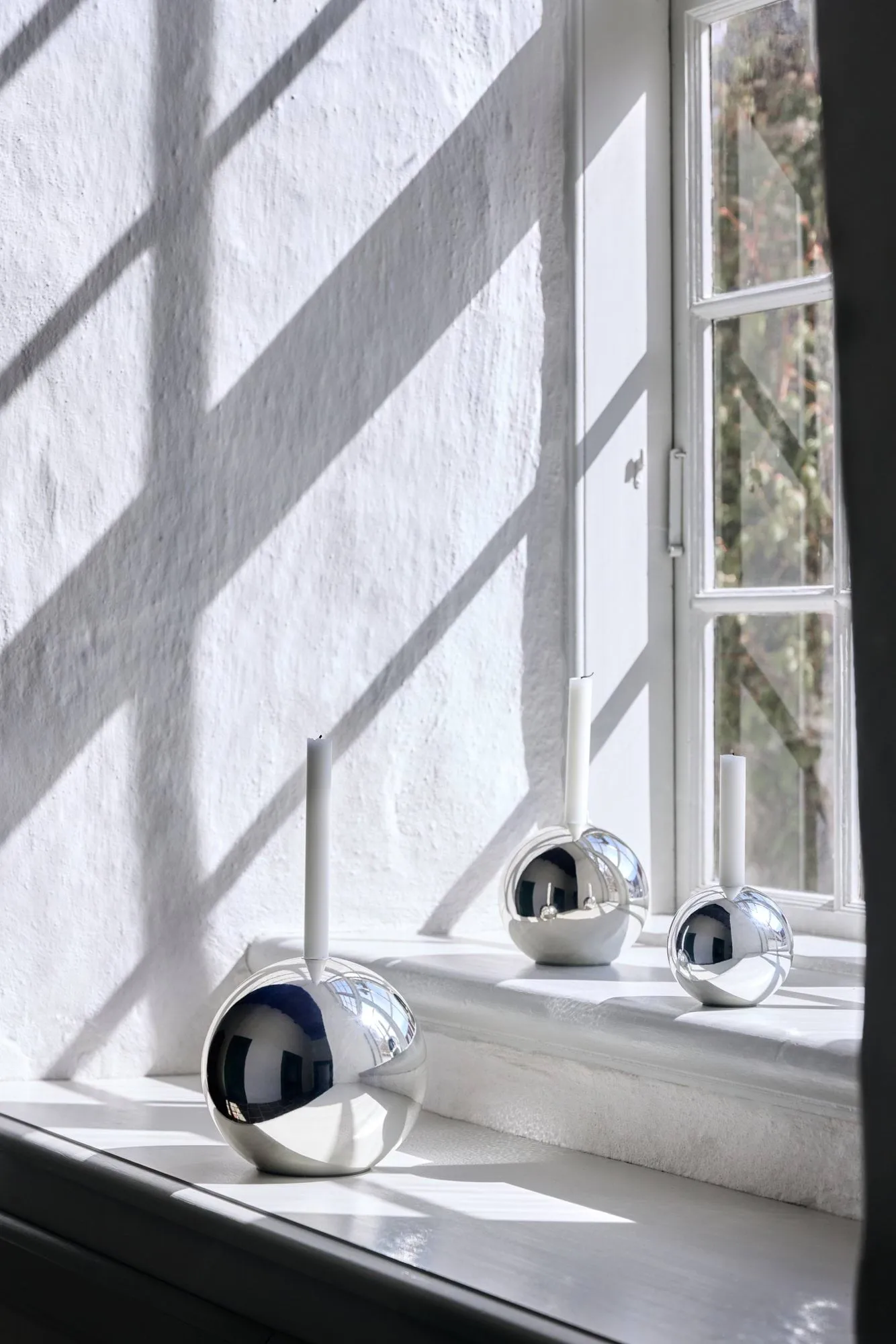 Sphere candle holder, Small, Ø11.5xH11 cm Mette Ditmer