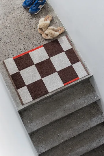 Square all-round rug small - Brown - Mette Ditmer