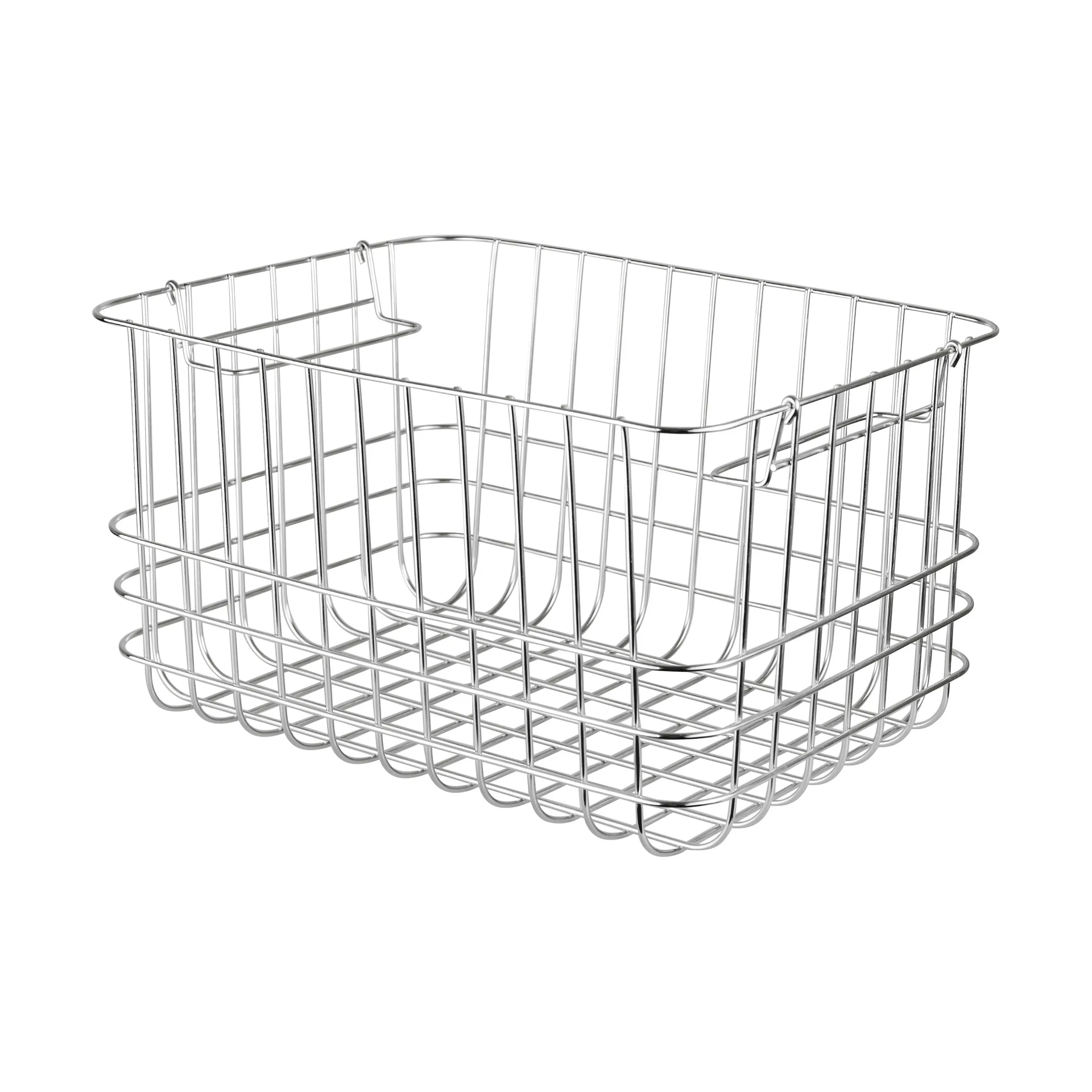 Store-it storage basket medium, Chrome Mette Ditmer