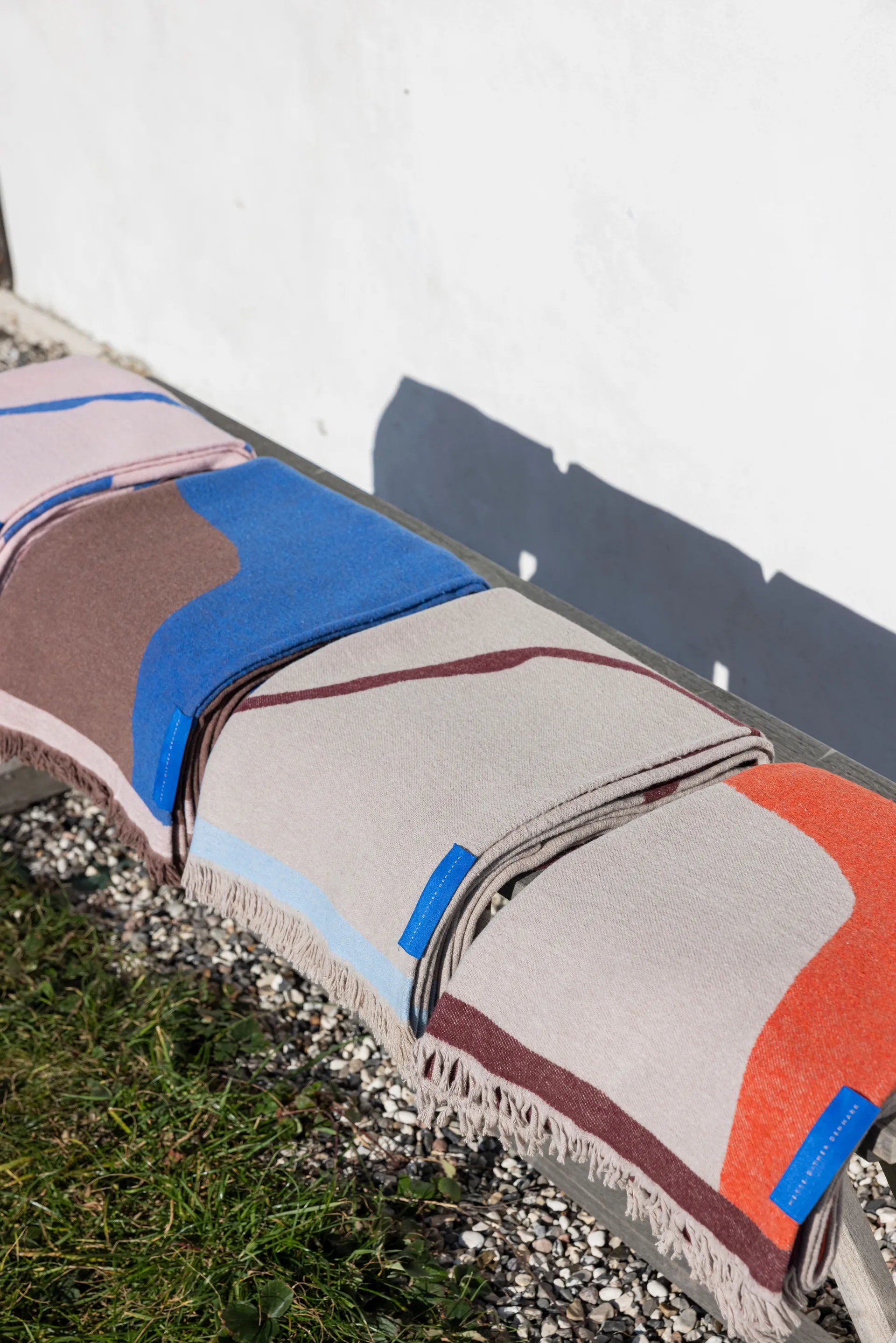Studio throw blanket, Cognac, 130x175 cm Mette Ditmer