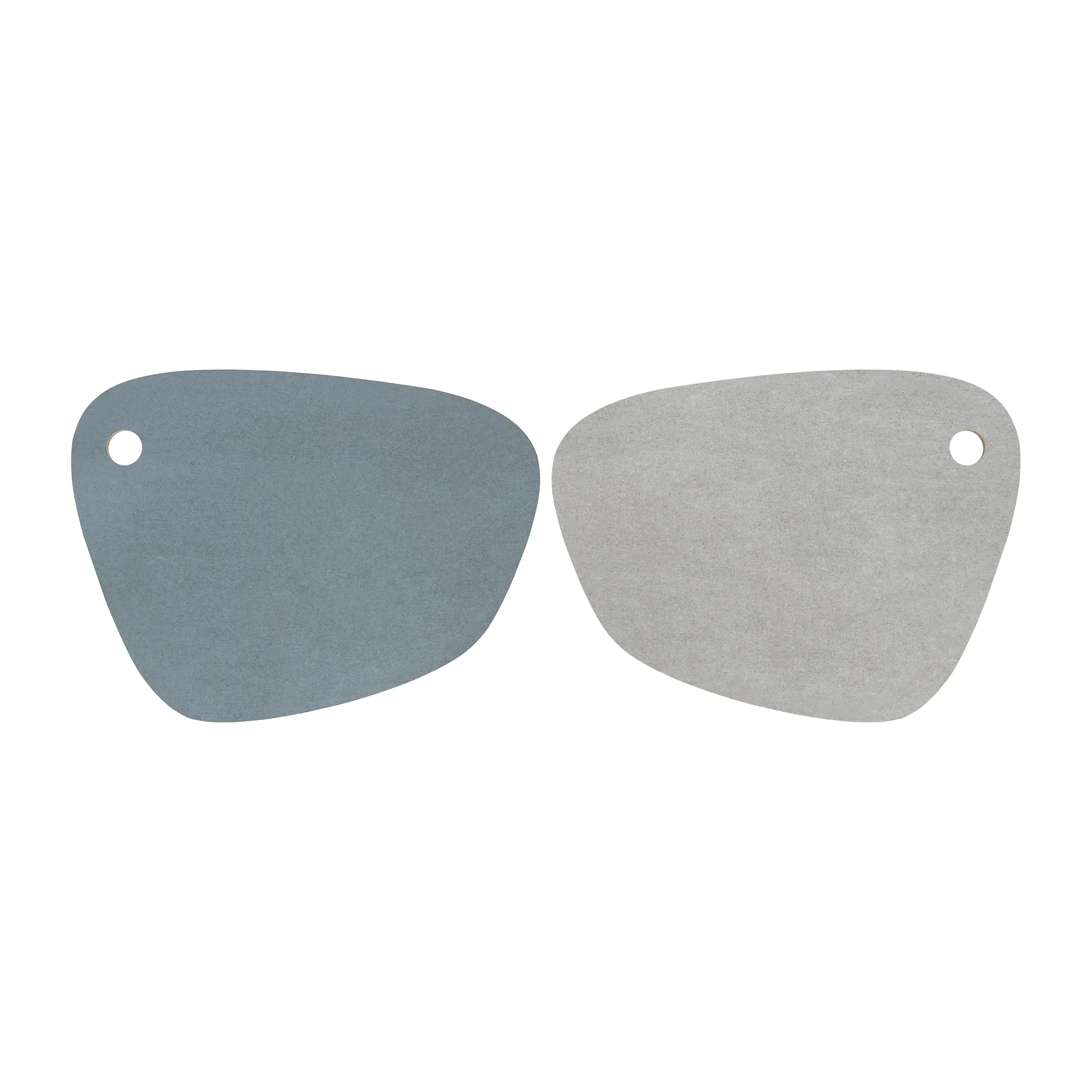 Twin reversible placemat, Slate blue-light grey Mette Ditmer