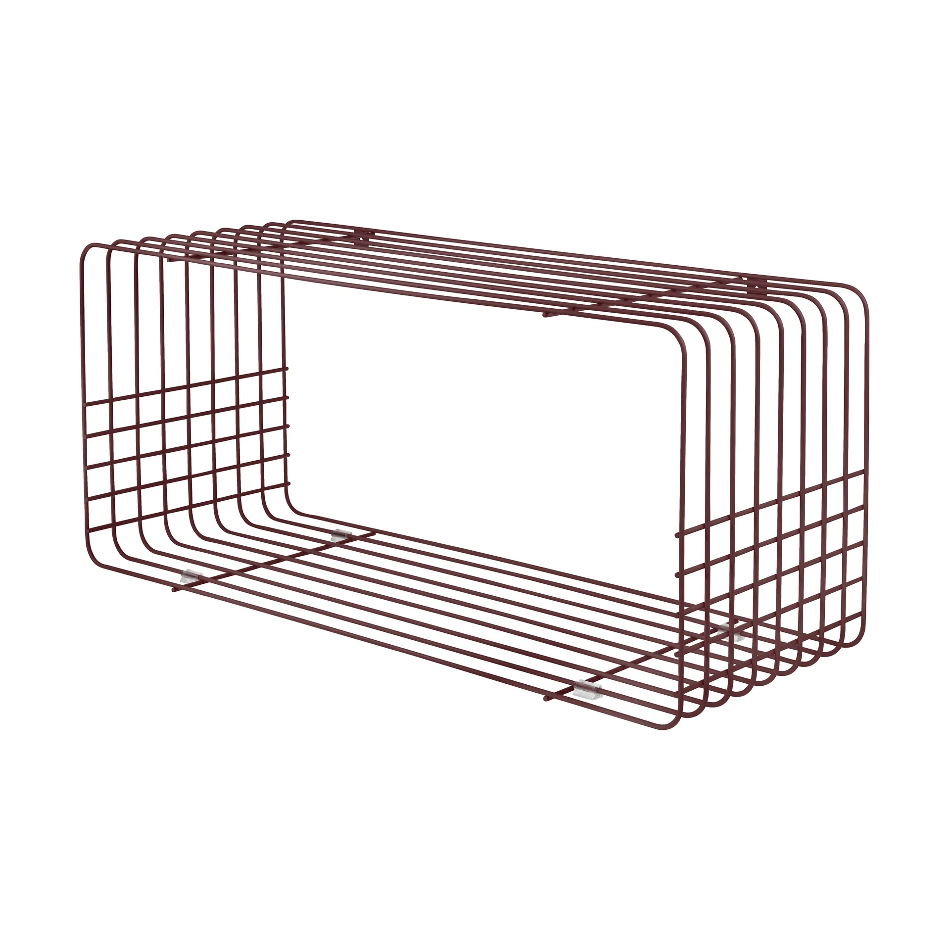 Wire shelf, Wine, 31x70x26 cm Mette Ditmer