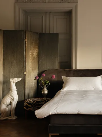 Dolce Vita duvet cover - White, 220x220 cm - Mille Notti