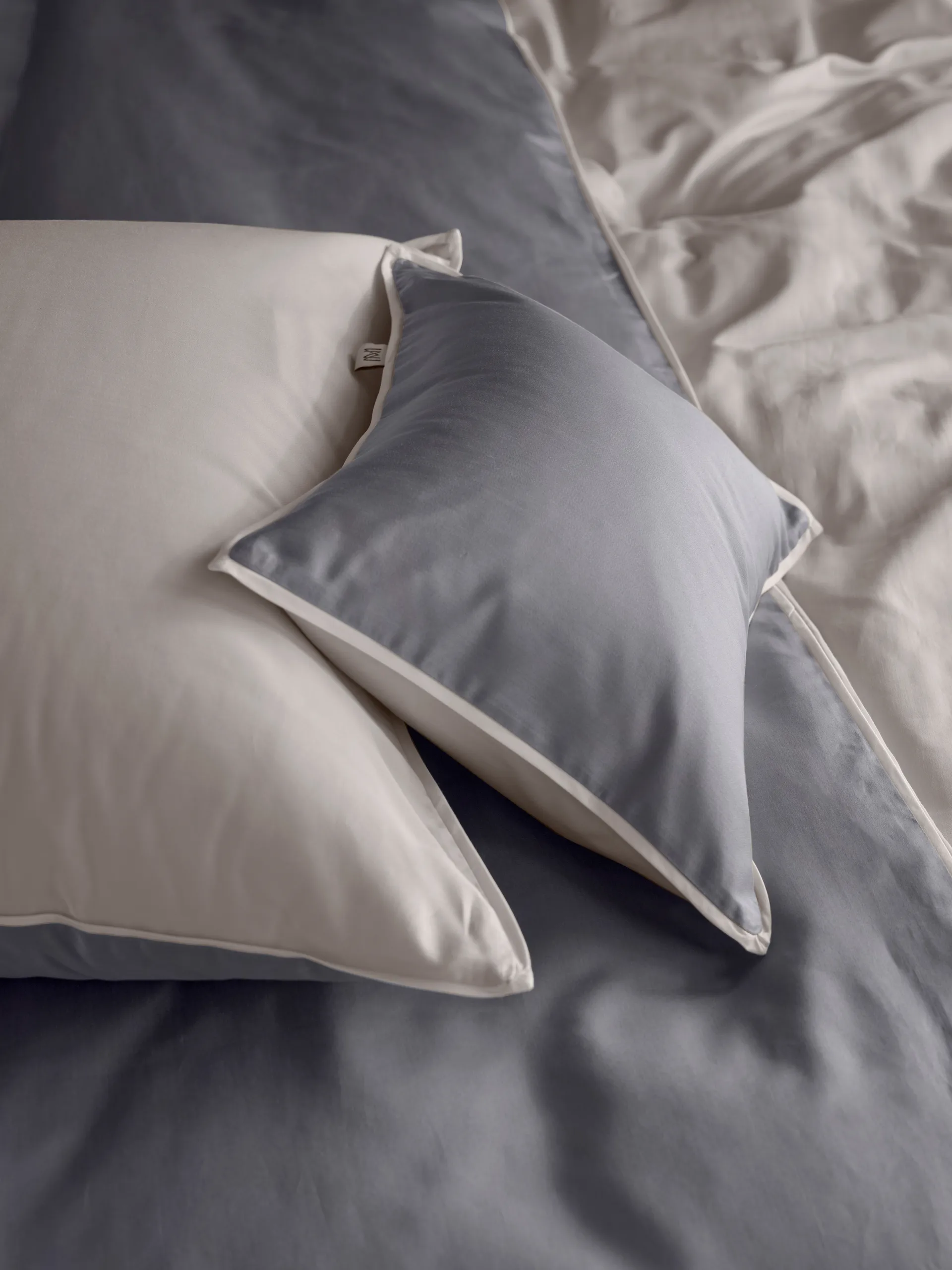 Duetto pillow case, grey, 50x60 cm Mille Notti