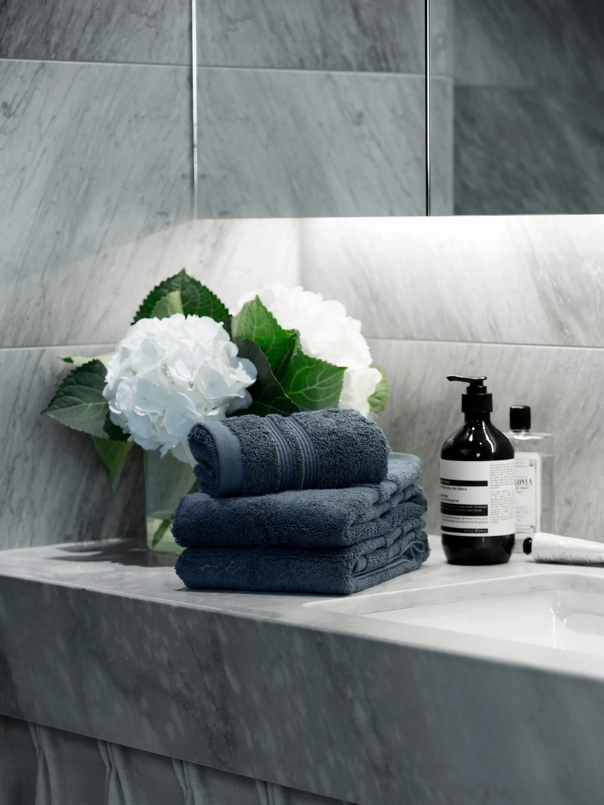 Fontana towel EKO, Dark blue, 100x150 cm Mille Notti