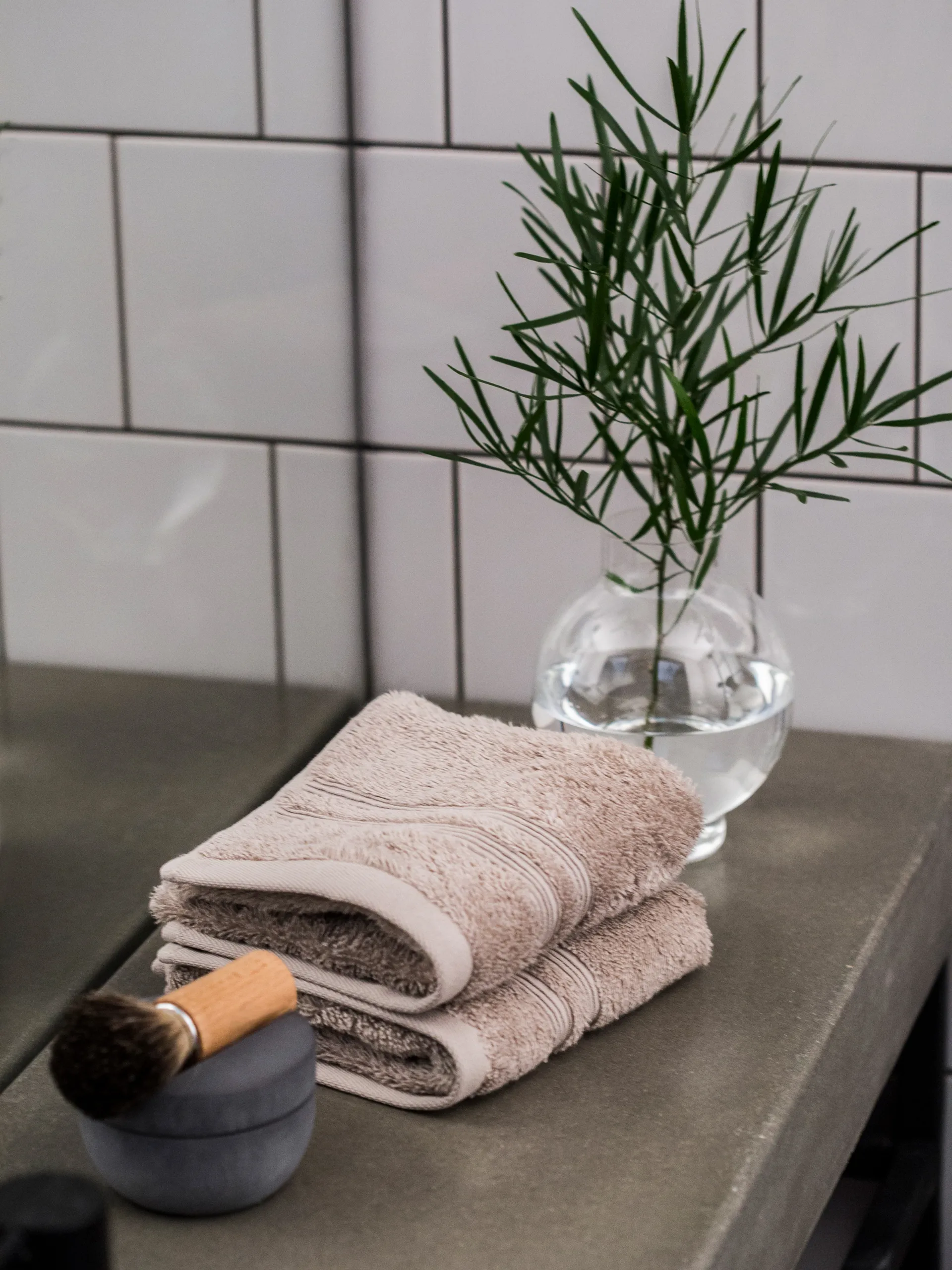 Fontana towel EKO, Light brown, 30x50 cm Mille Notti