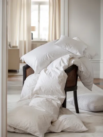 Natura down duvet - White, 220x220 cm, Warm - Mille Notti