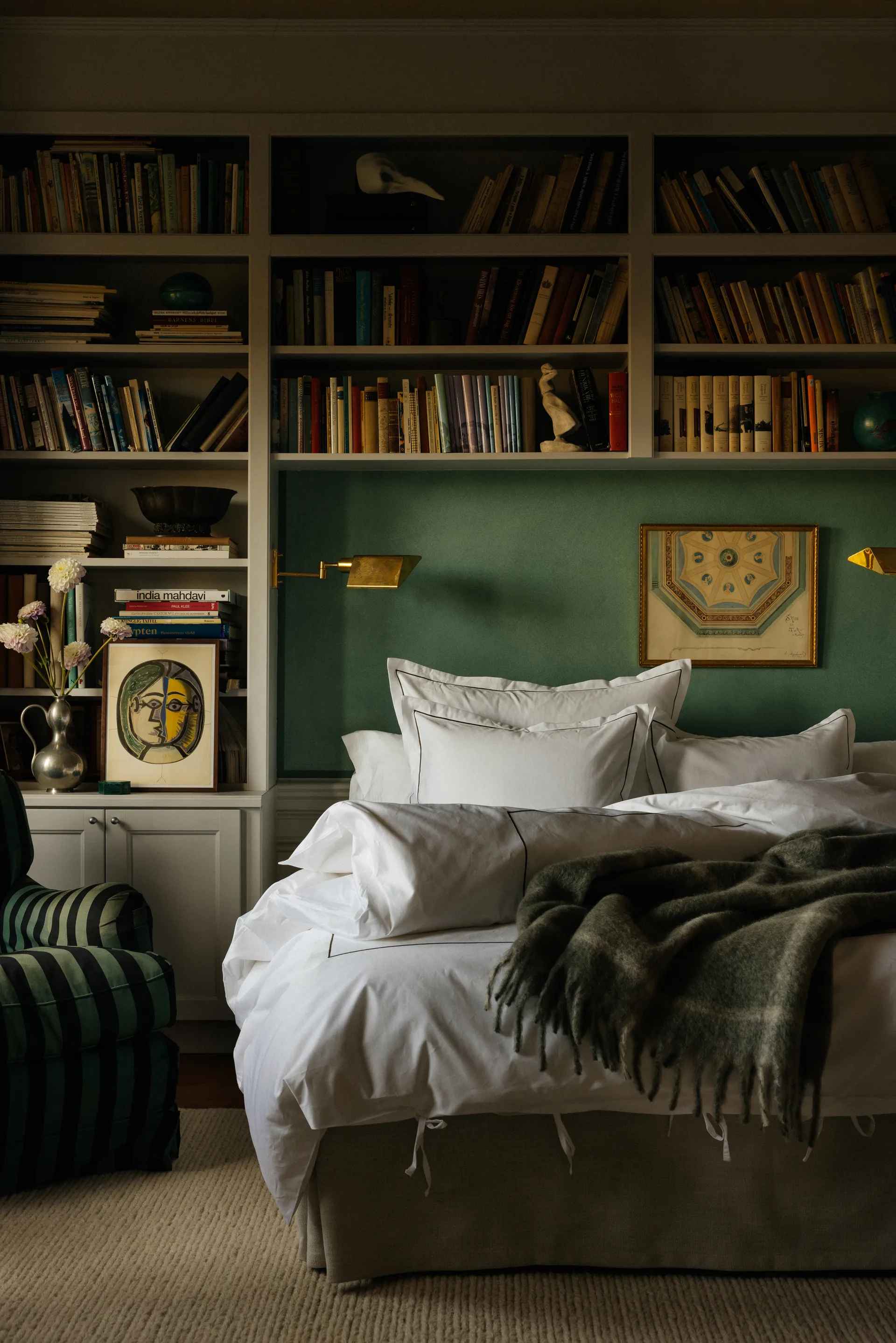Nuvola duvet cover, Green, 220x220 cm Mille Notti