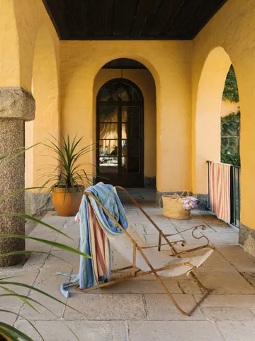 Positano beach towel 100x180 cm - Light blue - Mille Notti