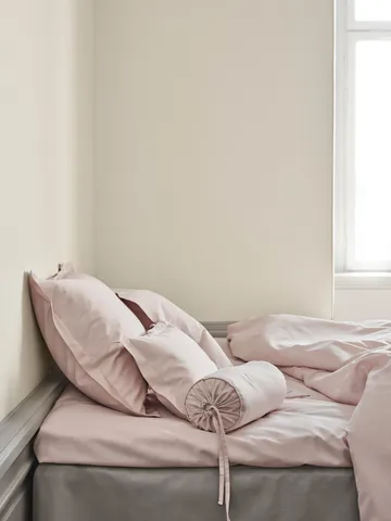 Satina duvet cover - Pink, 150x210 cm - Mille Notti