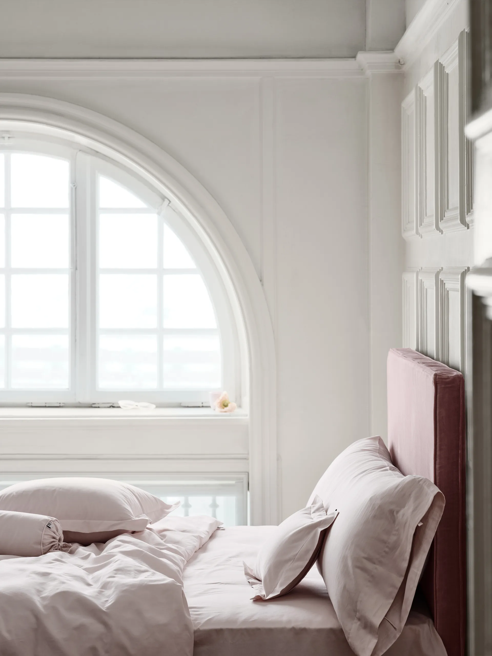 Satina duvet cover, Pink, 220x220 cm Mille Notti