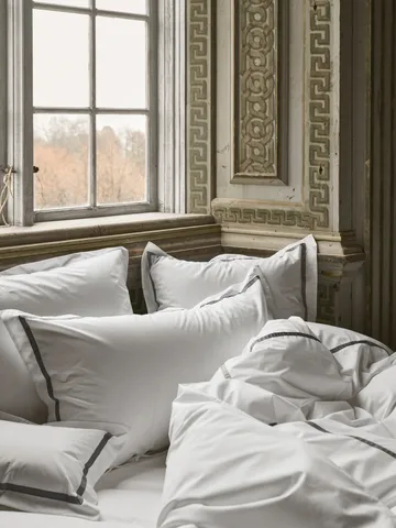Singolo pillowcase EKO - Grey, 50x60 cm - Mille Notti