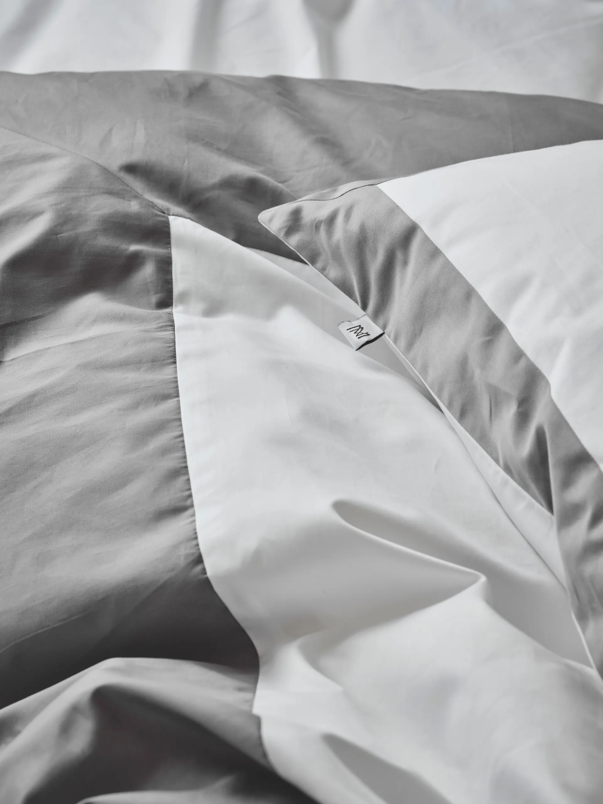 Sobrio duvet cover, Grey, 150x210 cm Mille Notti