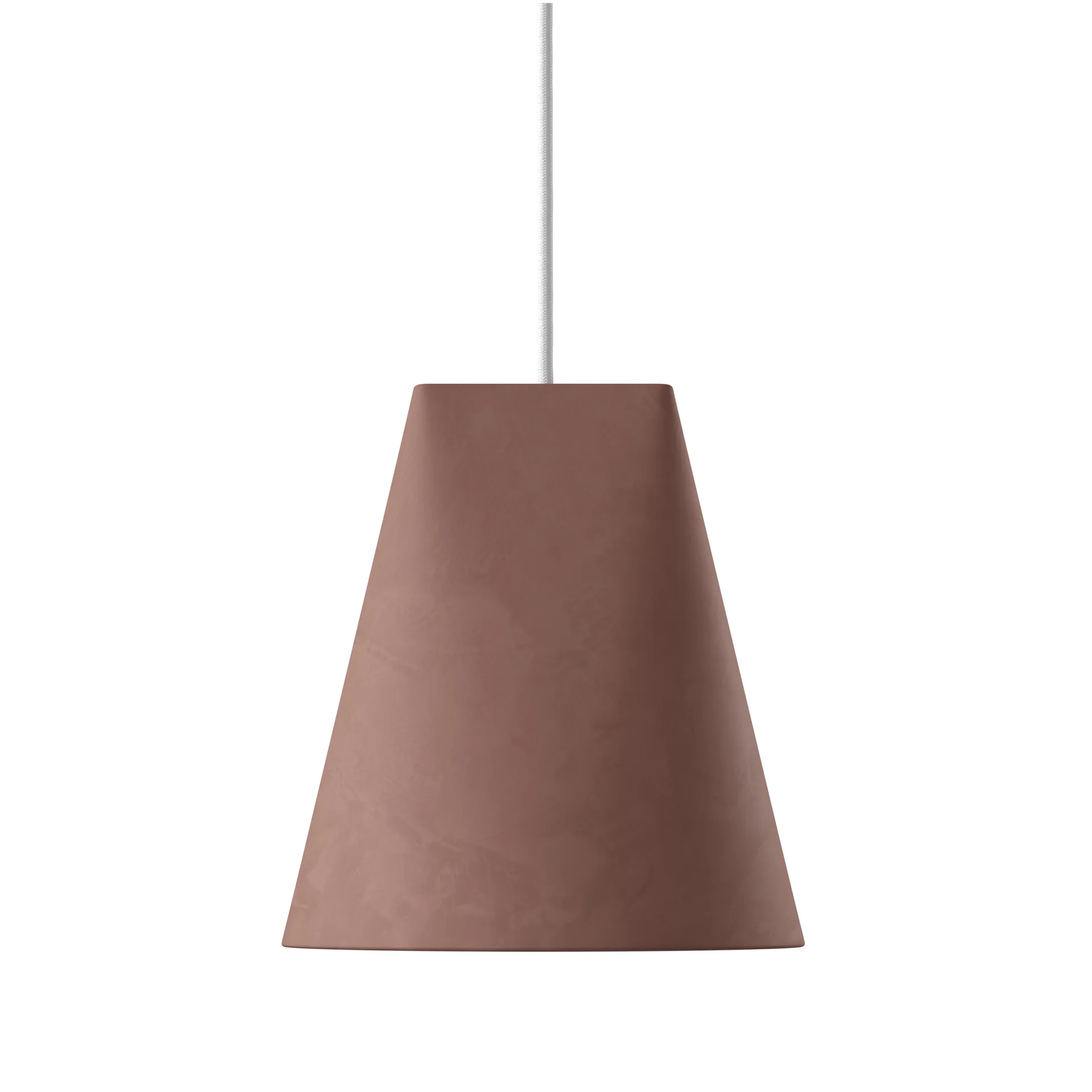 Ceiling lamp ceramic 23x23.5 cm, Terra Cotta, Wood MOEBE