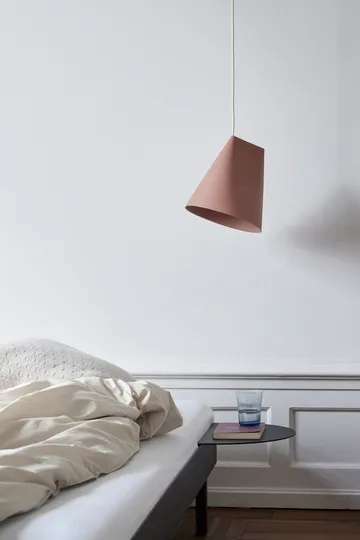 Ceiling lamp ceramic 23x23.5 cm - Terra Cotta, Wood - MOEBE