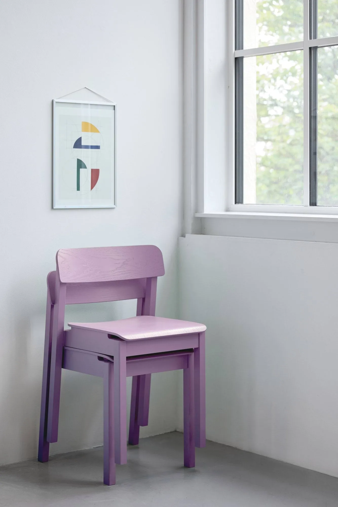 Everyday Chair chair, Soft lavender MOEBE
