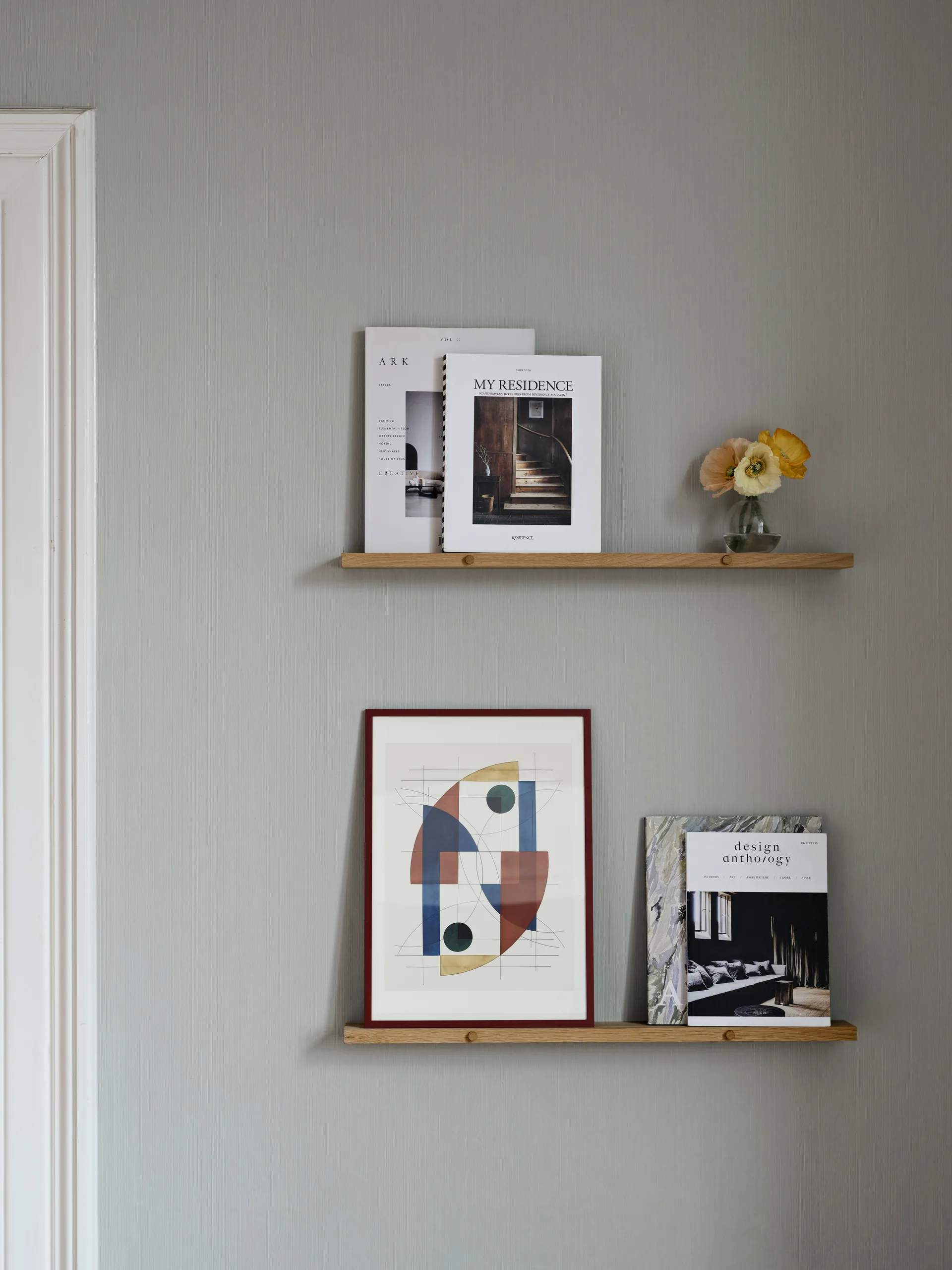 Gallery shelf picture strip 70 cm, Oak MOEBE