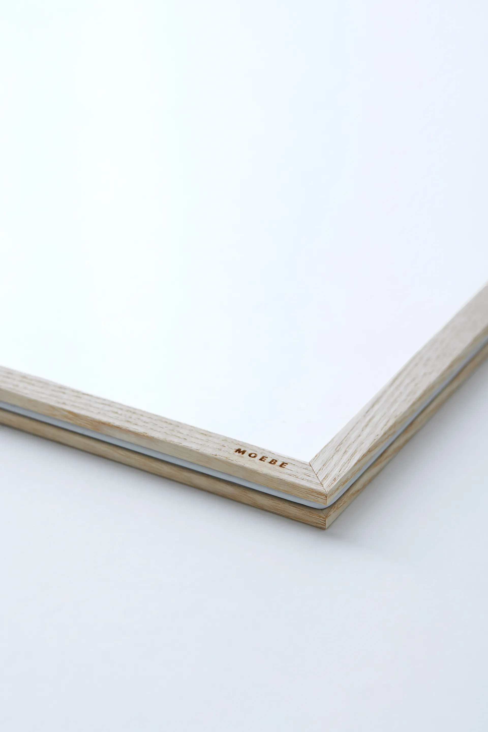 Moebe ash frame A2 44.8x61.5 cm, Transparent. Wood. Black MOEBE