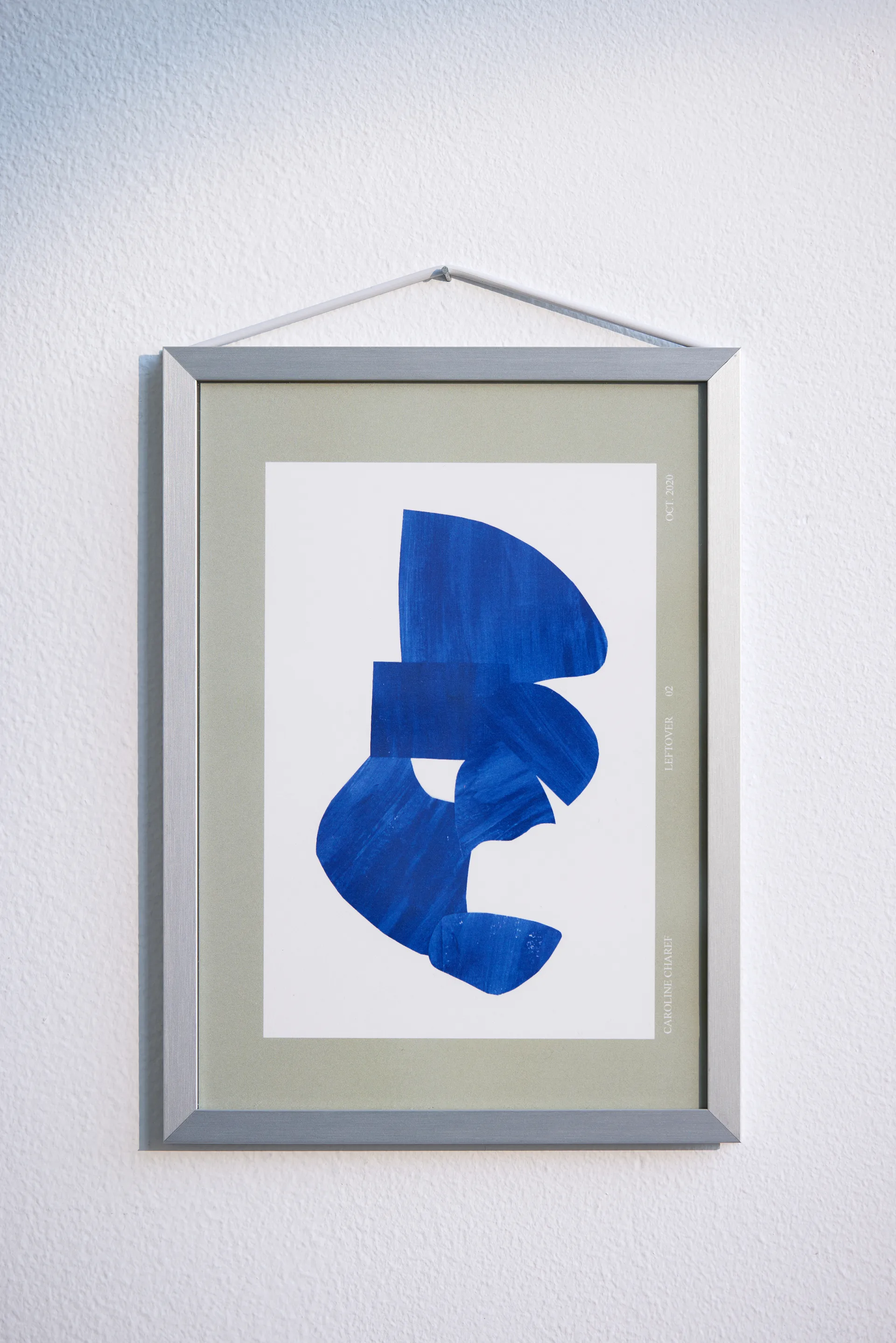 Moebe frame A5 16.5x22.7 cm, Brushed aluminium MOEBE