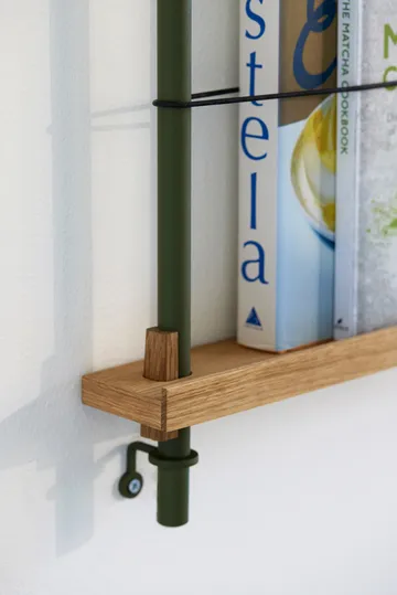 Moebe magazine rack - Oak-green - MOEBE