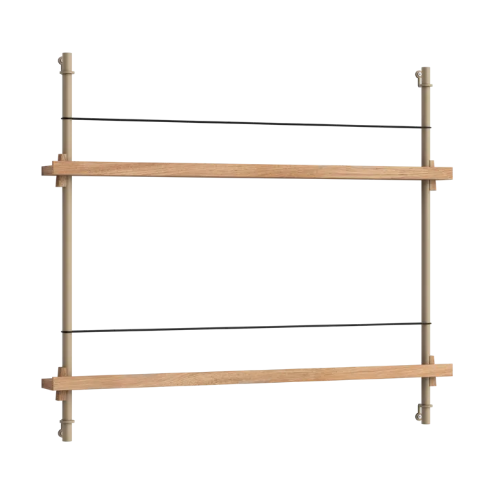 Moebe magazine rack - Oak-grey - MOEBE