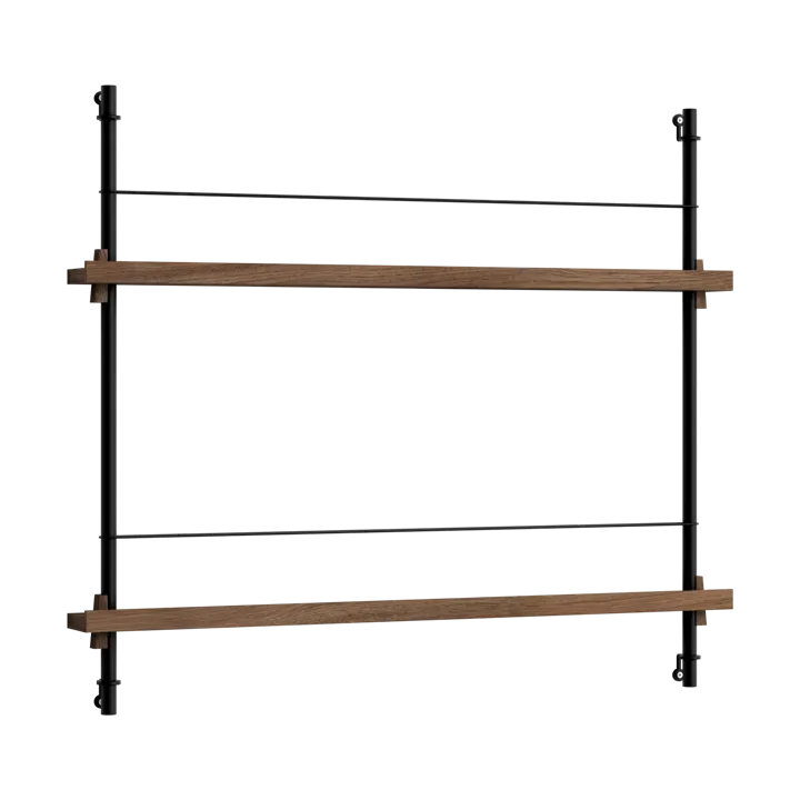 Moebe magazine rack - Smoked oak-black - MOEBE