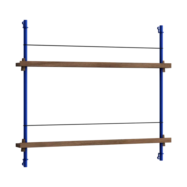 Moebe magazine rack - Smoked oak-blue - MOEBE