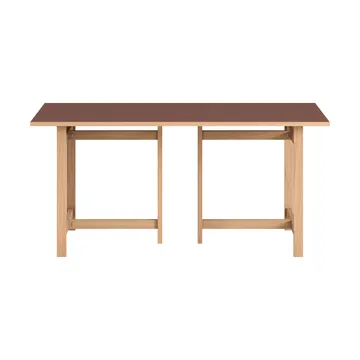 Moebe Rectangular dining table - Burgundy, 160x90 cm - MOEBE