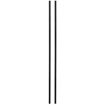 Moebe shelf legs 115 cm 2-pack - Black - MOEBE