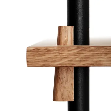 Moebe shelf legs 85 cm 2-pack - Black - MOEBE
