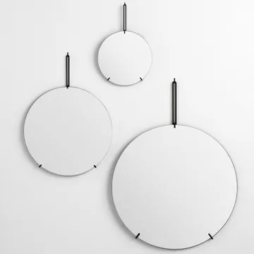Moebe wall mirror Ø 70 cm - Black - MOEBE