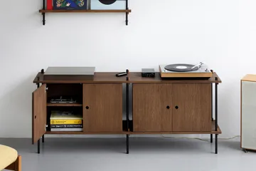 Shelving System sideboard - Oak-white, 163x65x35 cm, S.65.2.D - MOEBE