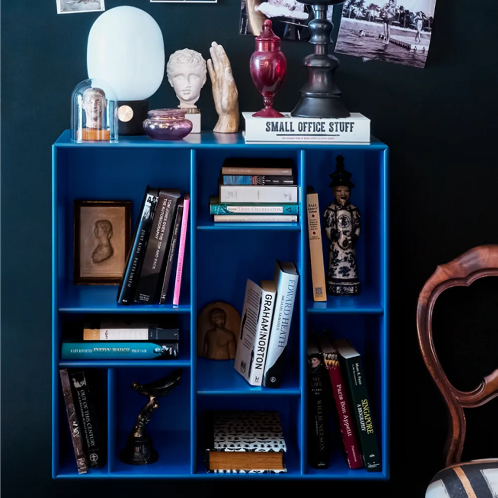 COMPILE decorative shelf 69.6x69.6 cm, Azure 154 Montana