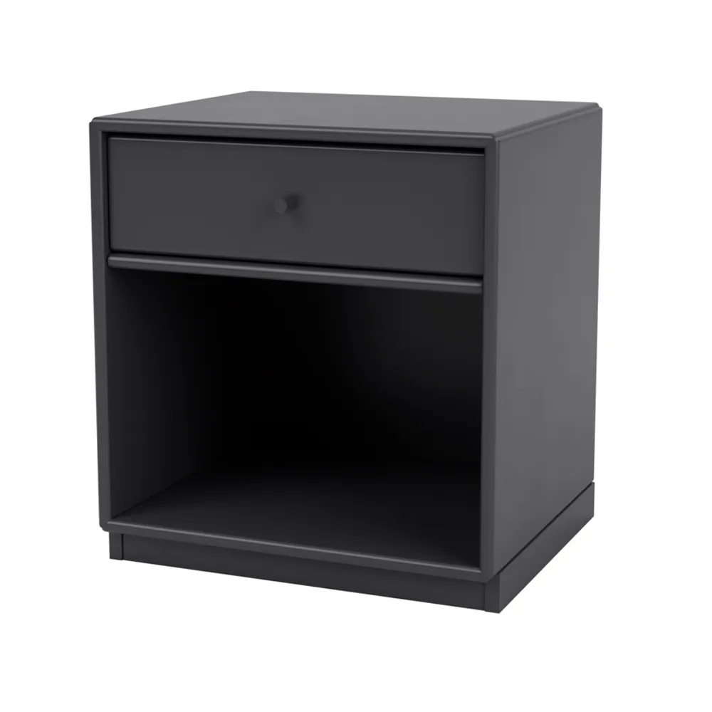 Dream bedside table, Anthracite 04, base 3cm Montana