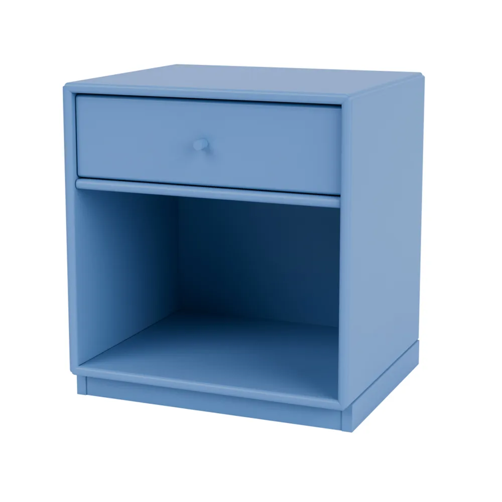 Dream bedside table, Azure 154, base 3cm Montana