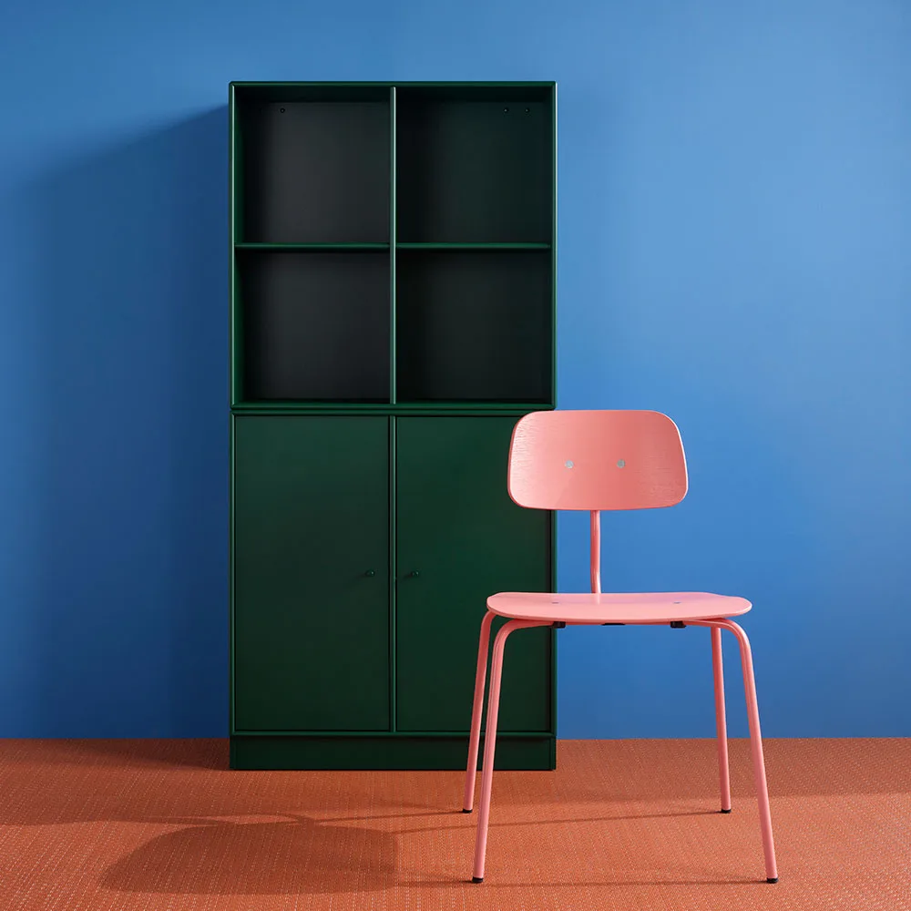 Kevi 2060 chair, O. grey laquered stand-stained ash Montana