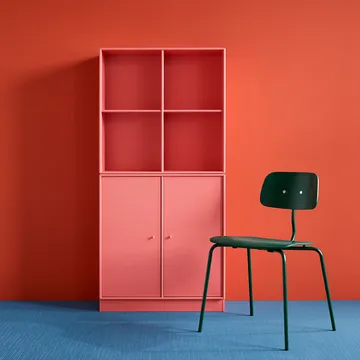 Kevi 2060 chair - Rhubarb laquered stand-stained ash - Montana