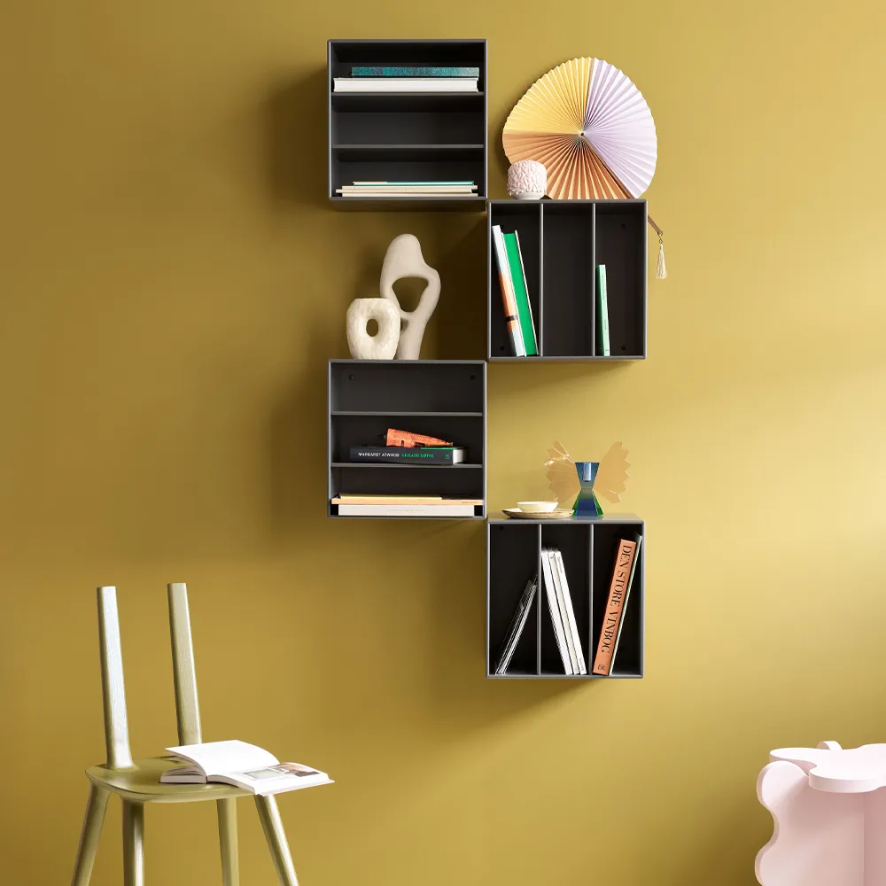 Montana Mini 1104 shelf module, Anthracite 04. with shelf Montana
