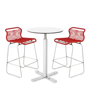 Panton One kitchen barstool - Vincent, stainless steel - Montana