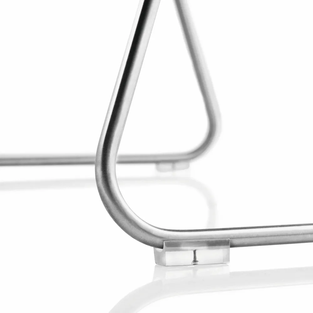 Panton One kitchen barstool, Vincent, stainless steel Montana